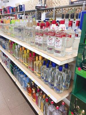 All the flavors of vodka