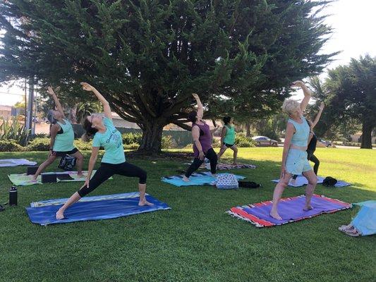 Yoga at Buddy Todd Park on Saturdays at 9:30 a.m.