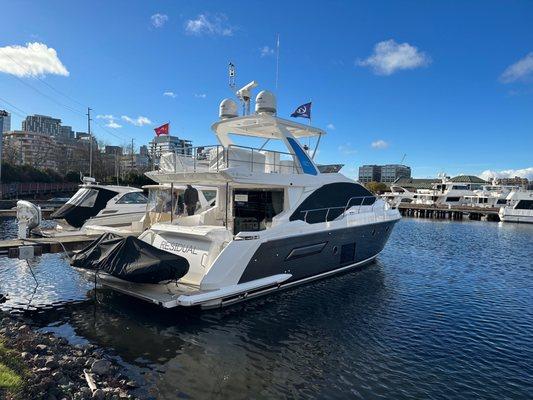 50' Azimut for sale Ready to go-Nearly New Photo by JR Yuse Broker