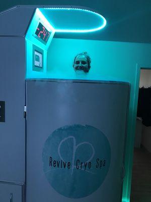 Enjoying the benefits of Whole Body Cryo! Reduce pain, inflammation, aches and soreness