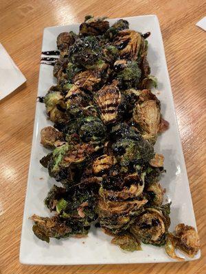 Brussel Sprouts appetizer (balsamic drizzle)