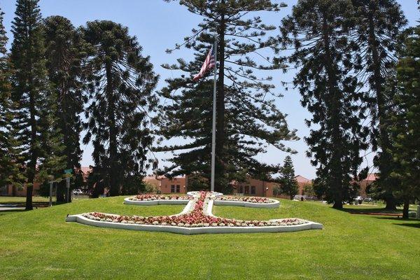 Liberty Station Anchor and Flag Pole