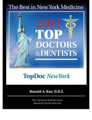 Top Dentists NY Award