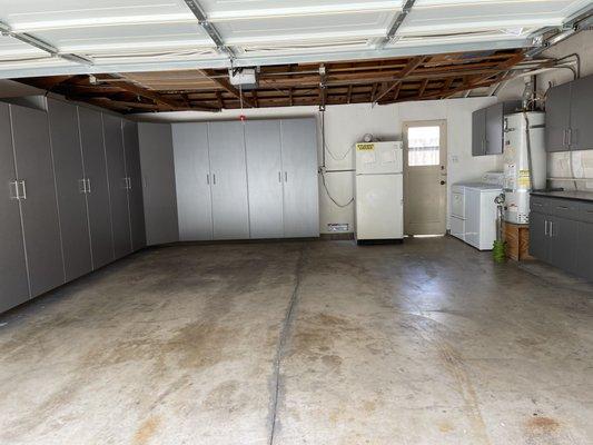 Garage Floor before