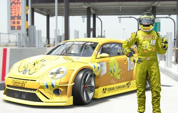 Tweety Bird VW made for Gran Turismo Sport.