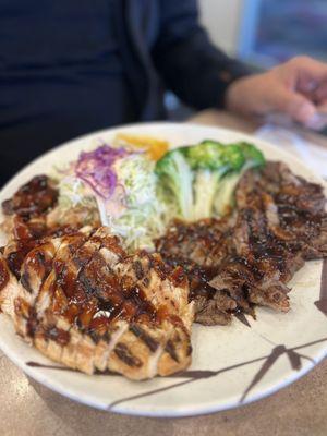 Beef Teriyaki and Chicken Combo