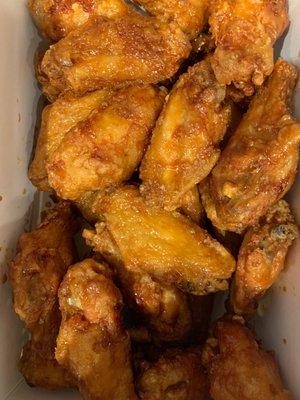 Soy garlic wings