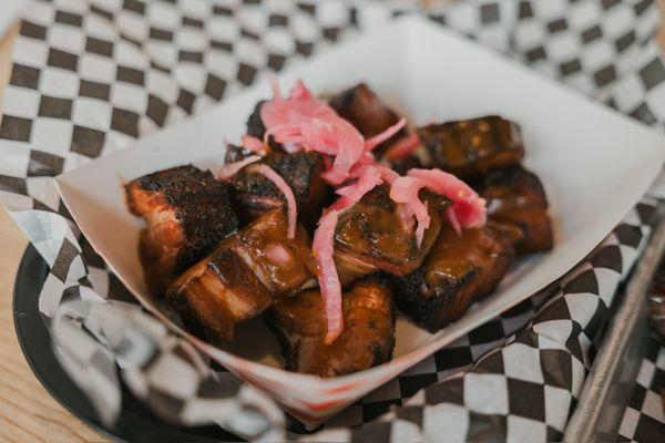 Pork belly burnt ends