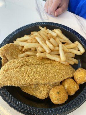 fried cat fish