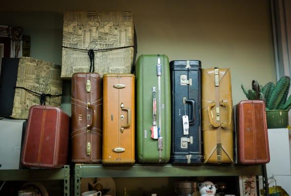 a wonderful collection of gently used luggage awaits