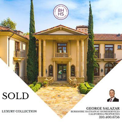 Magnificent listing, a Mansion we recently closed on in Bel Air Crest designed by Ron Firestone. Sold with multiple offers