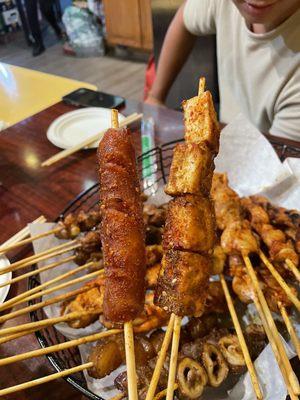 Taiwanese sausage and fish tofu