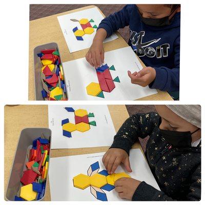 Shape sorting activity!