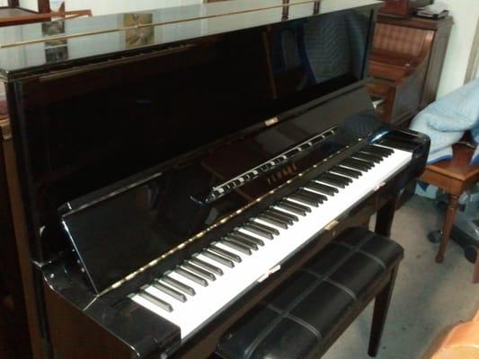 another angle of the Yamaha  Studio Upright  (model U1)available today