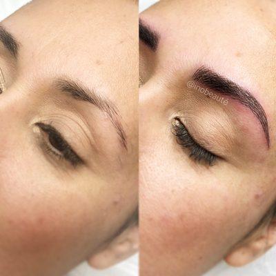 Microblading technique on this lovely!