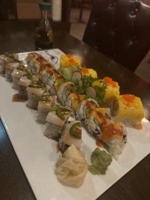 Jade Roll, Volcano Roll, Amazing Roll