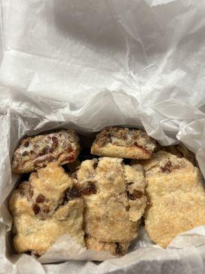 Cherry Nut Squares and Rugolach