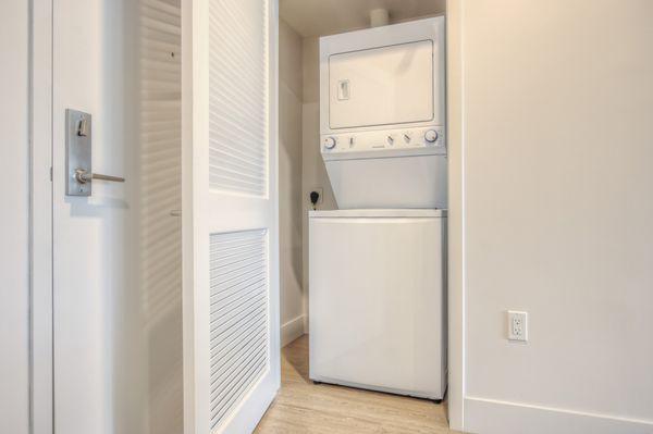 Washer/Dryer in every unit