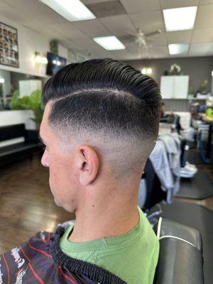 Medium skin fade