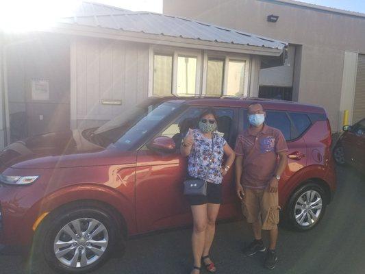 I love my 2021 Kia Soul, Thank you Aloha Kia Maui