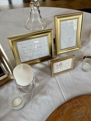 Notes from the groom to the bride collected over 10 years