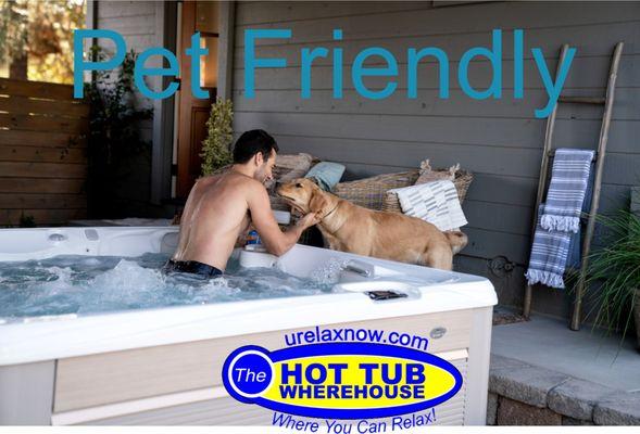 We are pet friendly!! Bring your fur babies with you while you shop for the perfect spa.