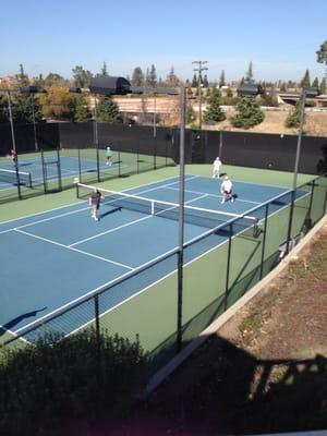 Men's 40 and over 4.0 USTA match on another sunny NorCal day!!