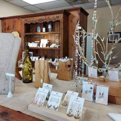 The boutique has a beautiful ambience and gorgeous jewelry