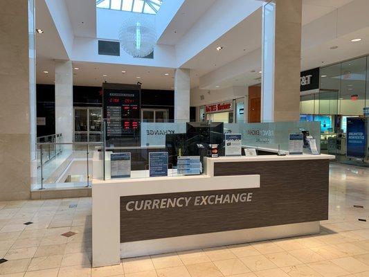 Currency Exchange International at Westfield Montgomery Mall in Bethesda, Maryland