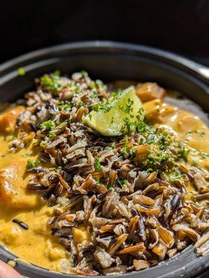 Coconut pumpkin curry