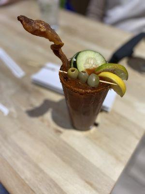 Bacon, bloody Mary