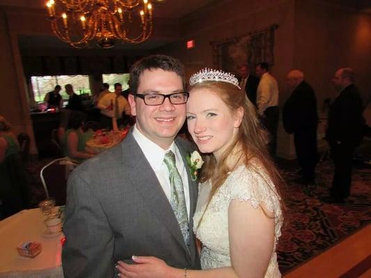 Just after the father/daughter and mother/son dances, our DJ had us smile for the camera on GHCC's beautiful dance floor!