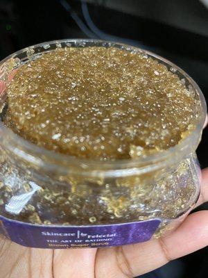 Lavender Brown Sugar body scrub