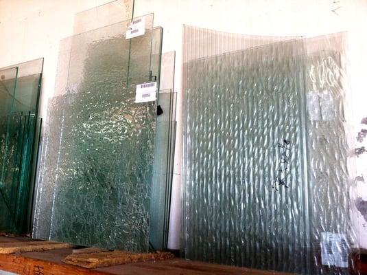 Textured glass in all sizes