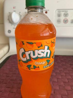 Orange Crush Soft Drink.