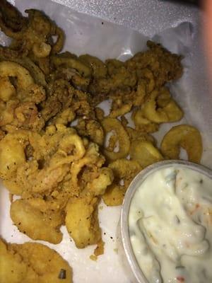 Fried calamari my fav