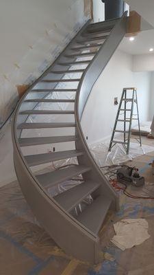 After staircase