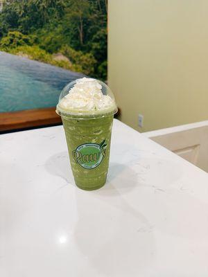 Matcha vanilla smoothie