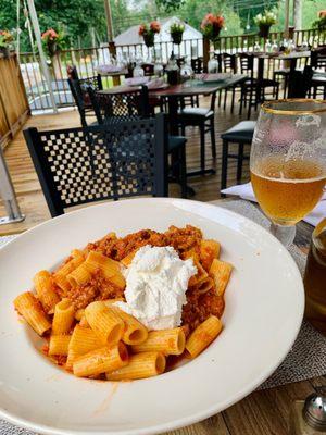 Rigatoni bolognese