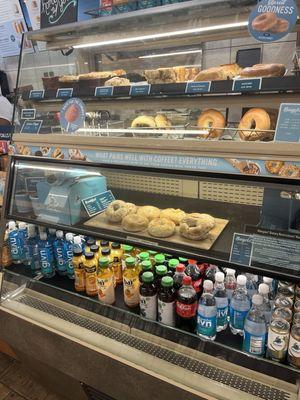 Baked goods and grab and go drinks