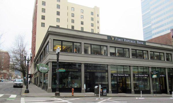 First Republic Bank, Downtown on Broadway...