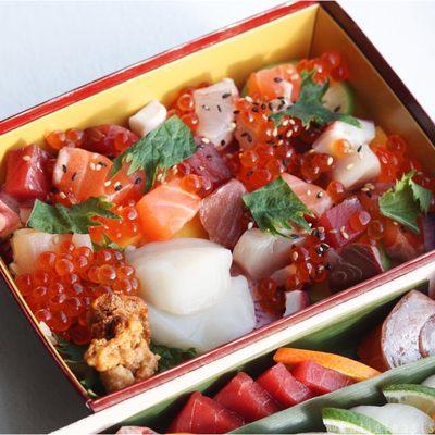 First class chirashi donburi