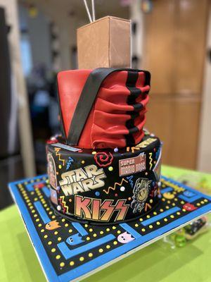 Totally Awesome 80's Cake