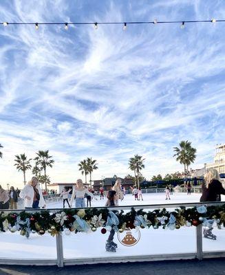 Ice Skating by the Sea