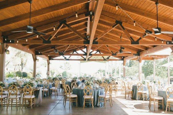 Reception area under the Pavilion area