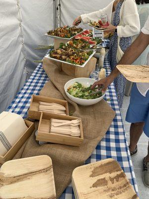 Food at private event