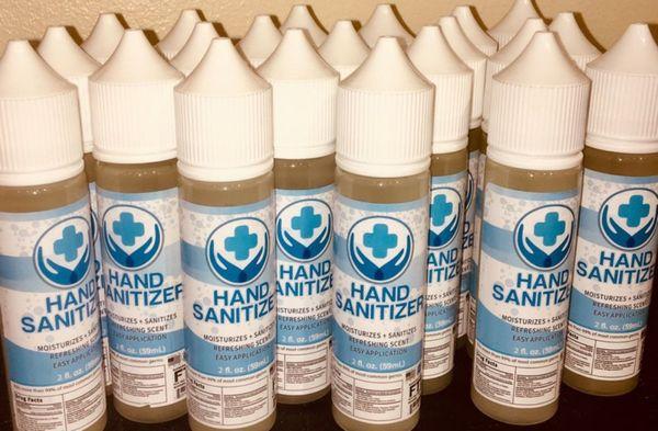 We have so many sizes of hand sanitizer.