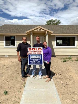 Final walkthrough was a success.  Helping Cody & Ashley was one of the best experiences ever. Congratulations on your brand new home.