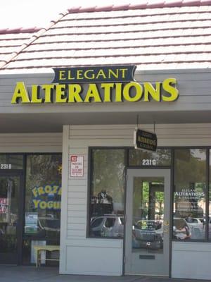 Elegant Alterations is located in The Plaza North Shopping Center at E. Washington and N. McDowell in Petaluma