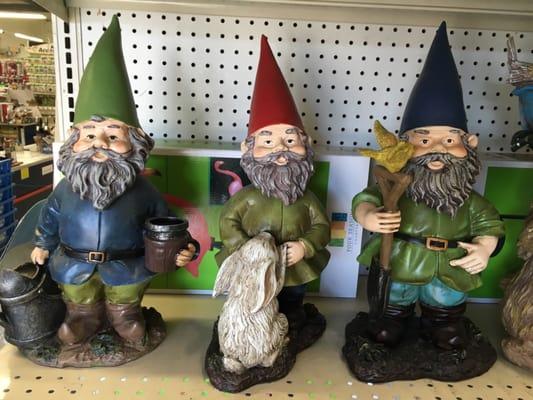 Big gnomes with implements & pets